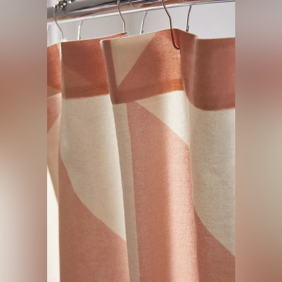 Urban Outfitters Bath Pinwheel Shower Curtainsoft Peach Poshmark